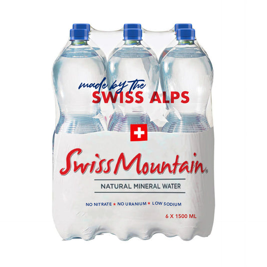 SwissMountain 瑞士山泉水1.5L/支 （6支裝）